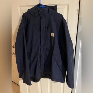 Carhartt Storm Defender Hoodie Jacket Men’s Size 2xl Blue NWOT